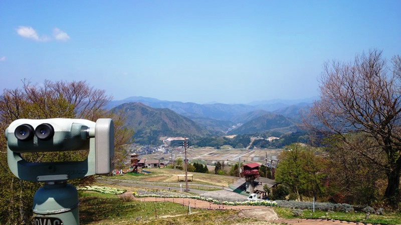 山頂からの景色